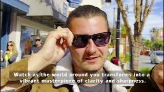 Bnus High contrast corning glass lens polarized sunglasses