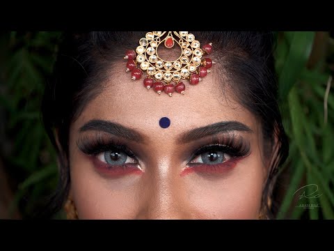 Indian Fashion Blue Saree | Cinematic Video