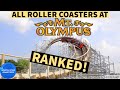 All Roller Coasters at Mt. Olympus Ranked! (2020)