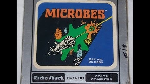 Microbes - 1981 - TRS-80 Color Computer Cartridge