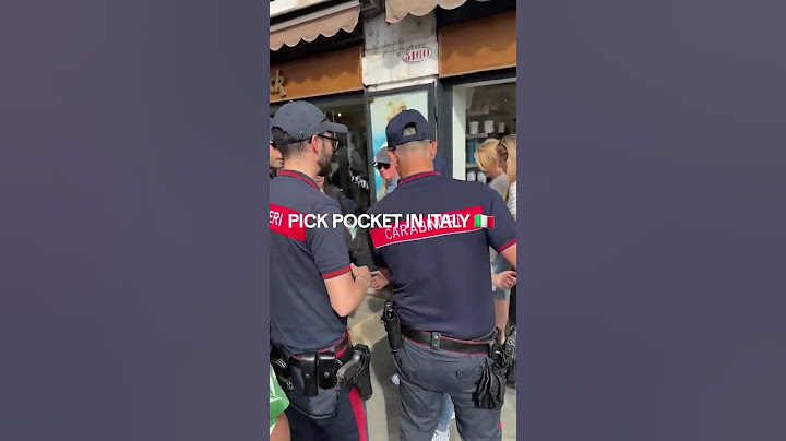 ⚠️ Pick pocket arrested in Venice 🇮🇹… Police were straight on her 😳