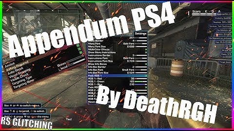 [PS4 5.05]  - Appendum Off-Host Mod Menu, Aimbot ,ESP (Cod Ghosts) By DeathRGH