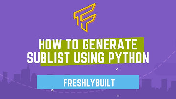 How to generate all subarray or list in the given list or array using python - Hindi