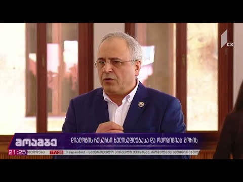 დიალოგის რესურსი  ხელისუფლებასა და ოპოზიციას შორის