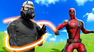 DEADPOOL Uses Crazy Modded Weapons - Blade and Sorcery VR Mods