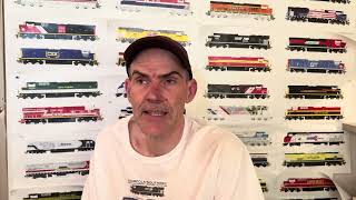 Burlington Northern 1991 Drawing Story About My 1st Train Show: Welcome to the Studio Andy Fletcher