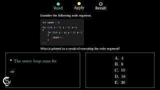 2021 AP CSA MCQ Question 25 - Nested Loop Iteration and Counting