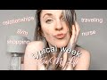 a VERY typical week in my life (*public health nurse*): workout, shopping, traveling | Sarah Louise