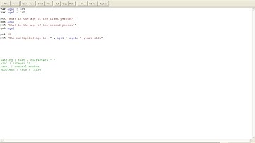 Turing Tutorial - Variables and User Input