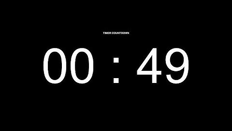 49 Seconds Countdown Timer