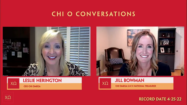 Chi O Conversations Episode 14: Jill Bowman