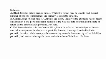 Exam MFE Exercise for July 13, 2017
