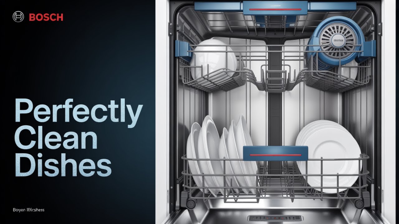 How to Operate the Bosch Dishwasher Silence +44 DBA - Full tutorial ...