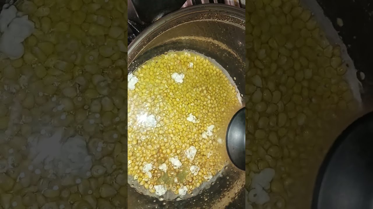 popping popcorn 