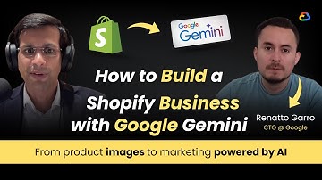 How to Build a Shopify Business with Google Gemini – From product images to marketing powered by AI