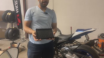 Sprint Filter P08 F1-85 Install on the BMW HP4 Competition
