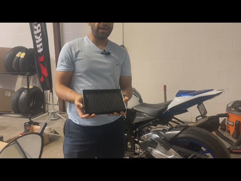 Sprint Filter P08 F1-85 Install on the BMW HP4 Competition