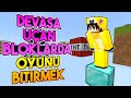 Minecraft'ı Devasa Uçan Bloklarda Bitirmek!