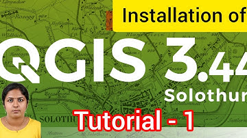Tutorial - 1 download and install QGIS Complete video📚 Beginner level to advance level course ❤️🔥