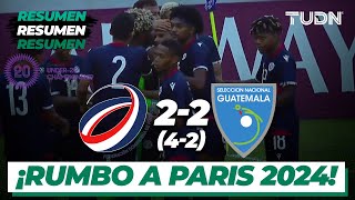 Resumen y goles | Rep Dominicana (4) 2-2 (2) Guatemala | CONCACAF Sub 20 | TUDN