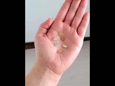 Oval and Marquise Blanks, 14K Gold Filled And Sterling Silver