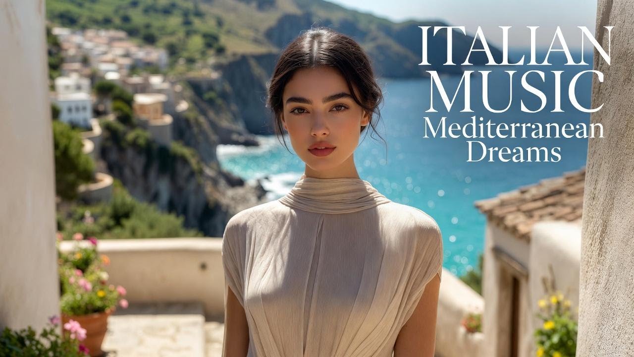 Italian Vibes & Mediterranean Peaceful Escape 🎶 Amalfi Coast 4K | Dolce Italia Music