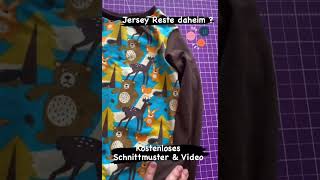 Jersey Reste ? Ruck Zuck Shirt Pullover nähen Video auf meinem Kanal ♥️ #nähen #sewing #diy