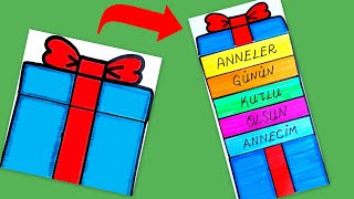 Sürpriz Anneler Günü Kartı Yapımı -Anneler Günü Kartı Nasıl Yapılır? How To Make Mother's Day Card