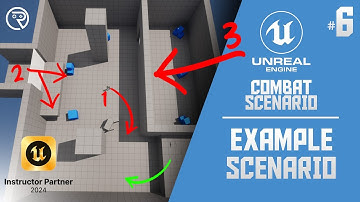 Unreal Engine 5 Tutorial -  Combat Scenario Part 6: Example Scenario
