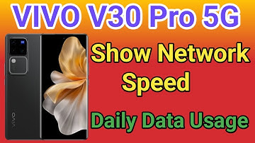 Vivo V30 Pro 5G Enable daily data Usage setting | How To Show Daily Data Usage Setting In Vivo V30