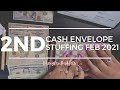 Cash Envelope Stuffing | February 2021 | Paycheck #2 | Entrepreneur | Small Business Owner