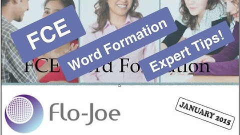 FCE Word Formation