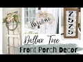 Farmhouse Front Porch Decor | Dollar Tree DIYS |