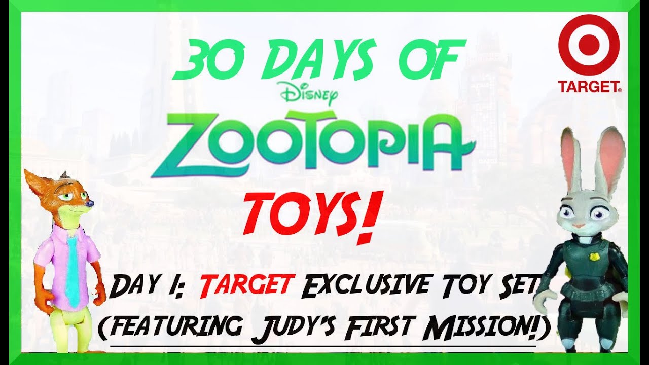 30 Days of Zootopia Day 1 Target Exclusive Toy Set! (Disney Safari