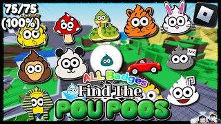 Pou Poosu Bul Tüm 75 Kaka Tüm Rozetleri Nasıl Elde Edebilirim? - Roblox 2025