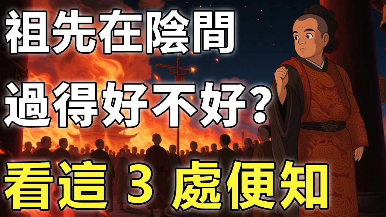 祖先逝世後過得好不好？地藏王開示，看看家裏這3個地方就知道了！【因果|輪回}佛學知識】