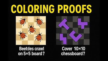 Coloring Proofs Explained Through Two Beautiful Puzzles