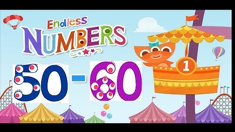 Endless Numbers - Learn to Count From 50 to 60 with Simple Addition