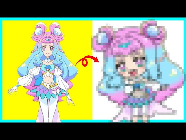 追加戦士 キュアラメールをちびキャラにして描いてみた トロピカル ジュ プリキュア Youtube