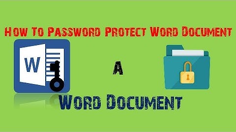 How To Password Protect A Word Document || MS Word File Lock Protect Bangla Tutorial