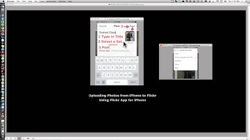 Uploading Photos from iPhone to Flickr