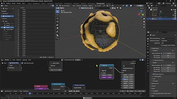 GEOMETRY NODES - Lezione 13 - Attributo Nominato, Estrudi con Colori, Miscela Colore, Texture Rumore