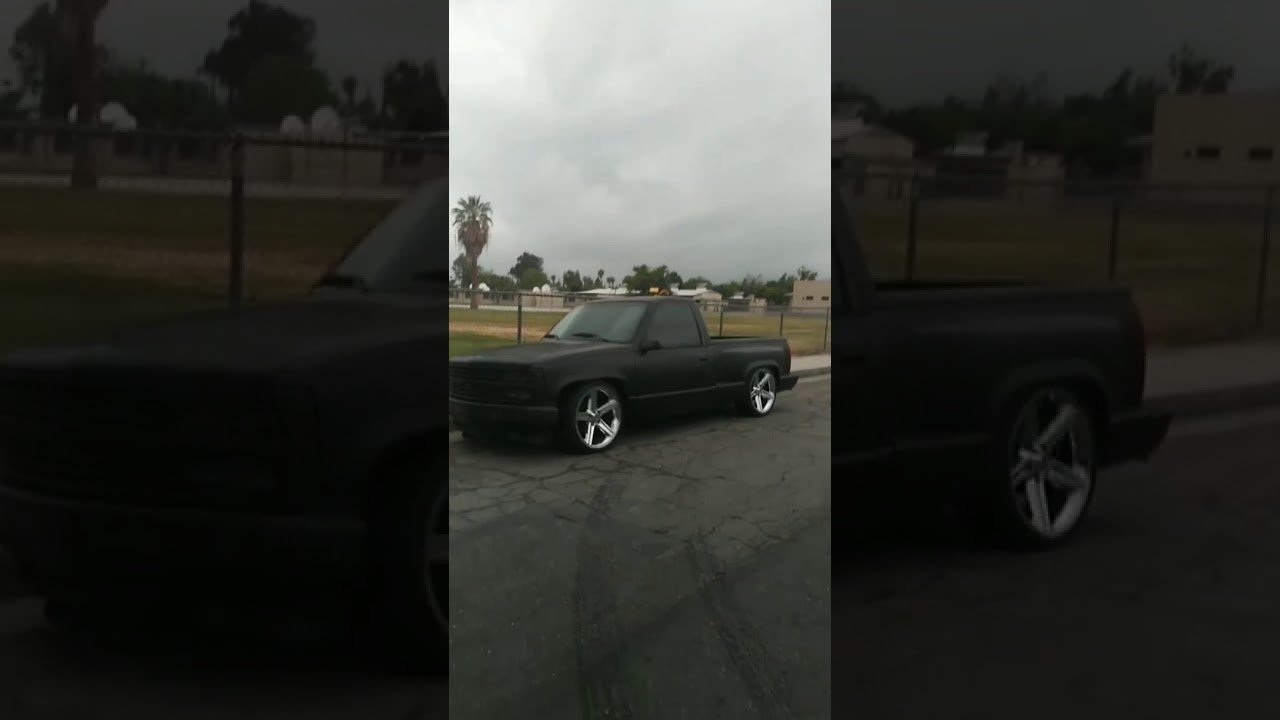 Obs Chevy Stepside on 22 inch irocs 