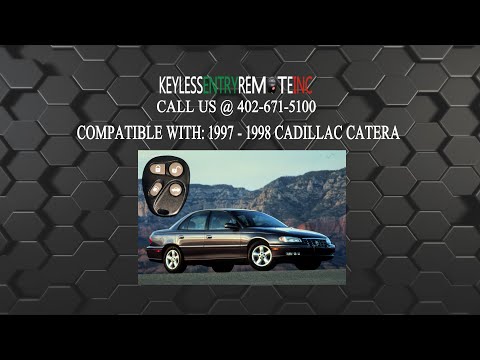 How To Replace Cadillac Catera Key Fob Battery 1997 1998