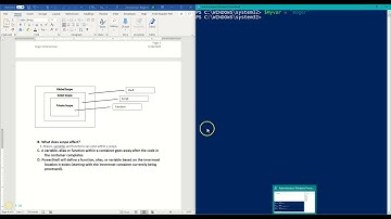 PowerShell scope (Intro to PowerShell series video 15-7)