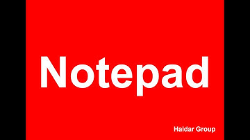 آموزش ویندوز (نوت پد) Notepad