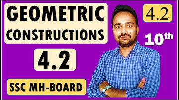 SSC Class 10 | Geometry Chapter 4 Geometric Constructions | Practice Set 4.2