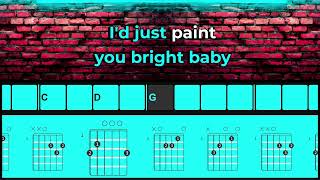 Blue ain't your color - Keith Urban - Guitar Chords w/Lyrics - Play Along
