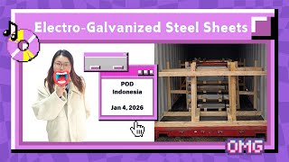 SECC Electro-Galvanized Steel Sheets (EGl) to Indonesia