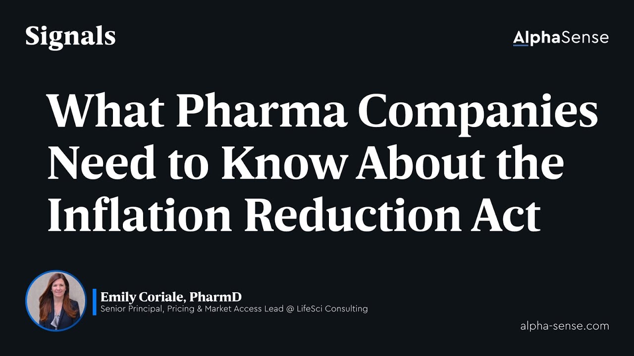 What Pharma Companies Need to Know about the Inflation Reduction Act ...